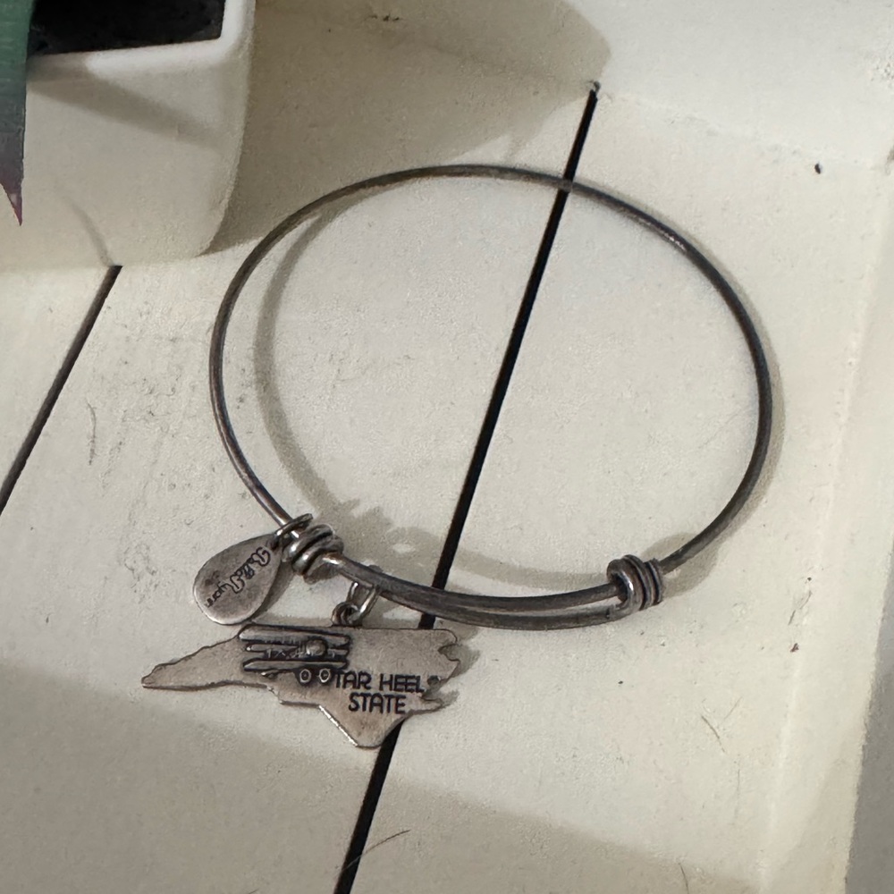 Silver North Carolina Bella Ryann Charm Bangle